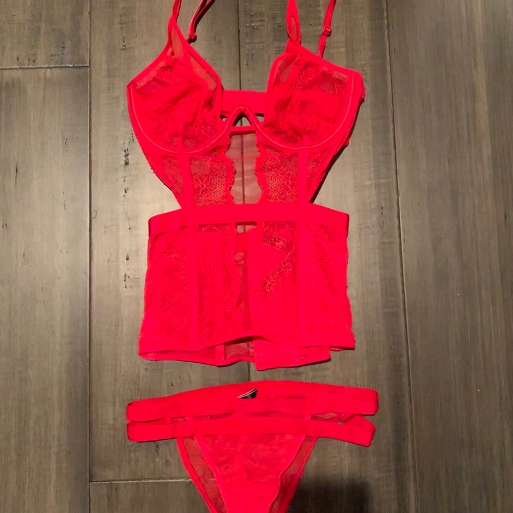 Red lingerie